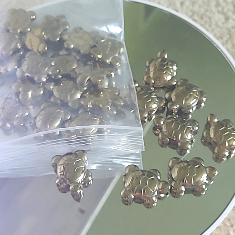 24pc Bag of Pyrite Turtles